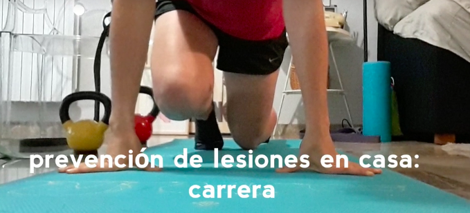 portada prevención lesiones carrera en casa